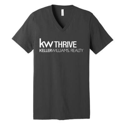 KW Thrive - Unisex Jersey Short Sleeve V Neck Tee Thumbnail