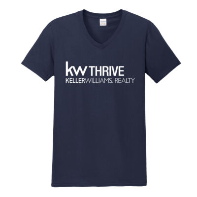 KW Thrive - Softstyle ® V Neck T Shirt Thumbnail