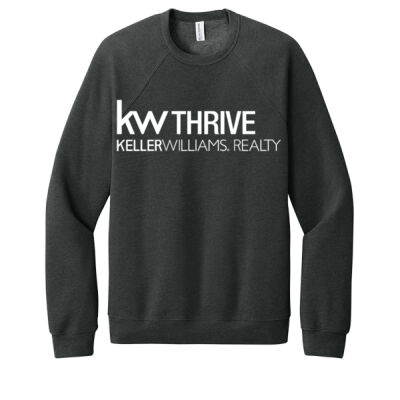 KW Thrive - Ultrasoft Unisex Sponge Fleece Raglan Sweatshirt Thumbnail