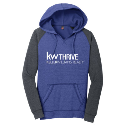 KW Thrive - Women's Lightweight Fleece Raglan Hoodie Thumbnail