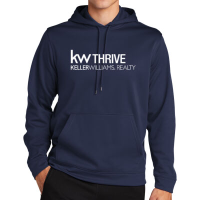 KW Thrive - Sport Wick Fleece Hooded Pullover Thumbnail