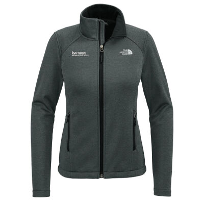 KW Thrive - Women's Chest Logo Ridgewall Soft Shell Jacket Thumbnail